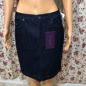 Gloria Vanderbuilt Jean Skirt